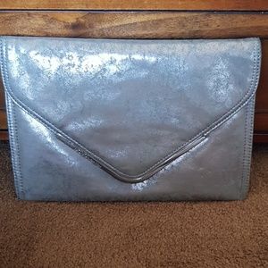 BCBGeneration metallic clutch